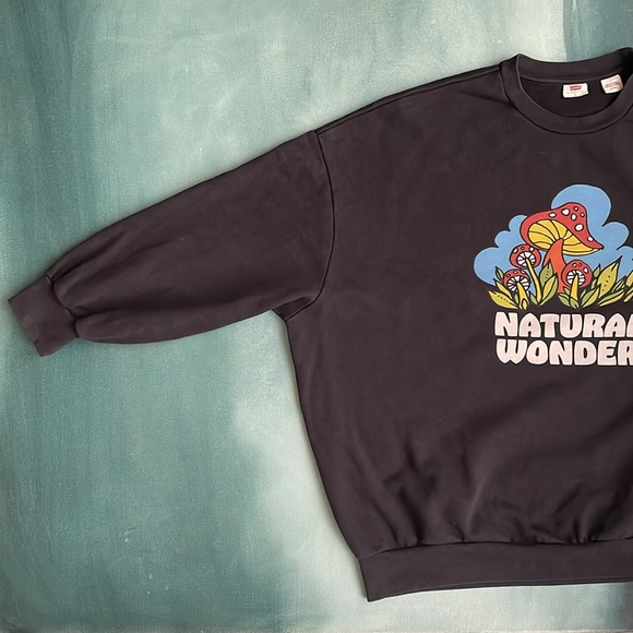 Levi’s Mushroom Sweatshirt Natural Wonder - Picture 5 of 12